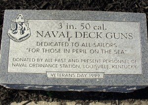 Stone Marker Veteran's park