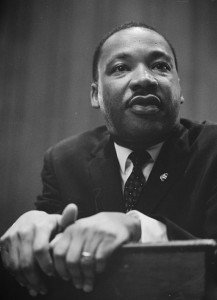 http://commons.wikimedia.org/wiki/File:Martin-Luther-King-1964-leaning-on-a-lectern.jpg