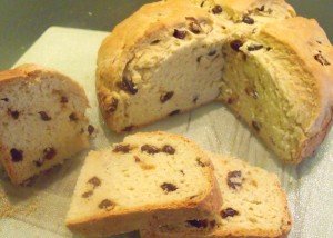 Irish Raisin Soda Bread
