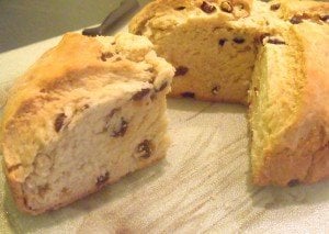 Irish Raisin Soda Bread