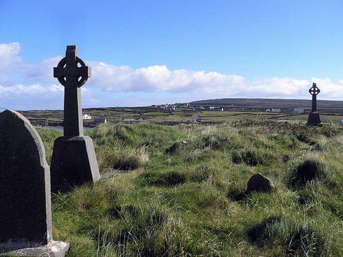 Cemetry in County Clare http://www.flickr.com/photos/ninastoessinger/5015515829/in/photostream/