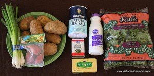 Ingredients for Colcannon