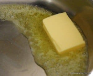 Butter Melting In Skillet