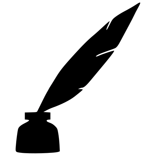 http://commons.wikimedia.org/wiki/File:Quill_and_ink.svg