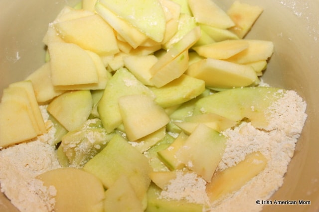 Sliced Apples for Kerry Apple Cake