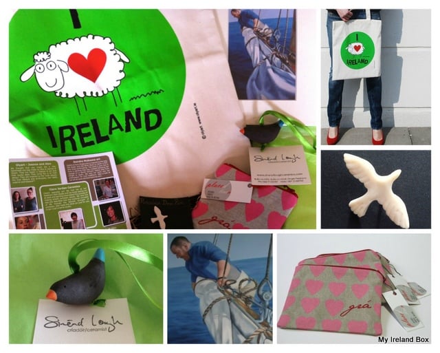 Collage Of My Ireland Craft Box Contents