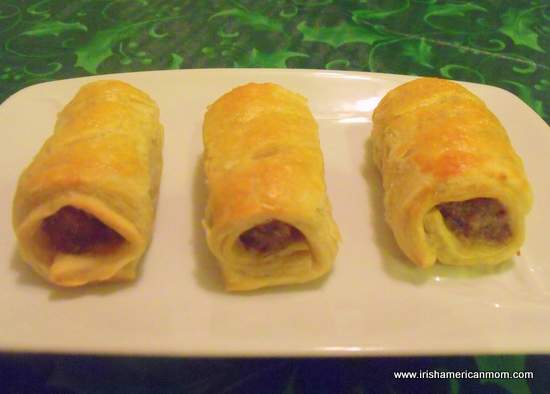 Three Irish Sausage Rolls | Irish American Mom Three Irish Sausage Rolls