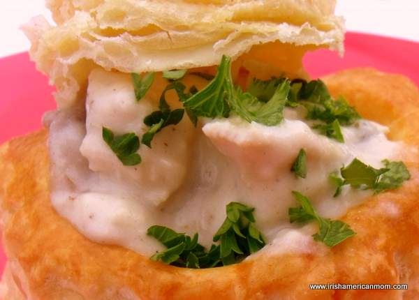 Chicken and Mushroom Vol Au Vents
