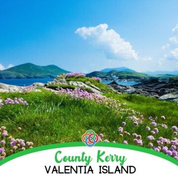 Mountain landscape with text banner