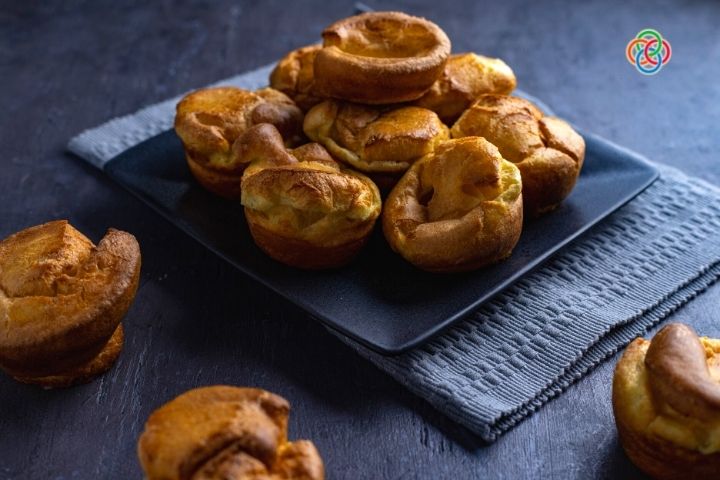 Yorkshire puddings or popovers | Irish American Mom Popovers on a plate