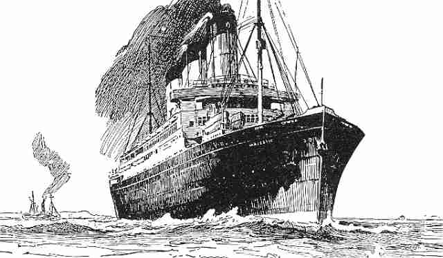 Sketch of a ship