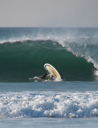Surfing At Fanore Beach | Irish American Mom Surfing in the ocean