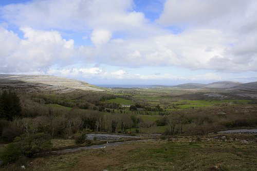 Corkscrew Hill - Ballyvaughan | Irish American Mom Green field in a landscape