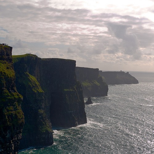Cliffs Of Moher Under Cloudy Skies | Irish American Mom Ocean cliffs