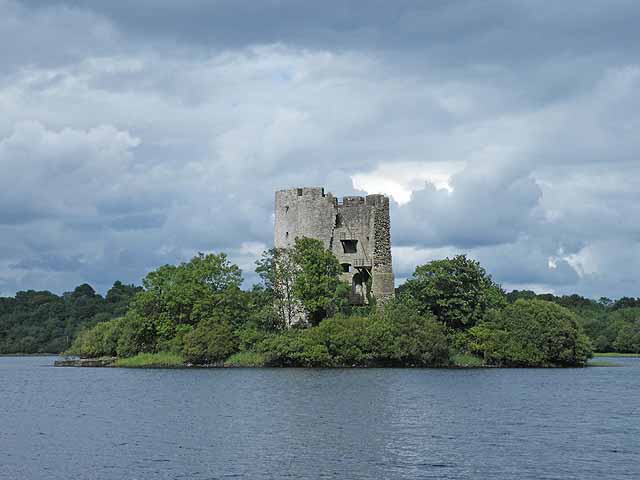 Clough Oughter Castle Cavan Ireland | Irish American Mom Castle on an island in a lake