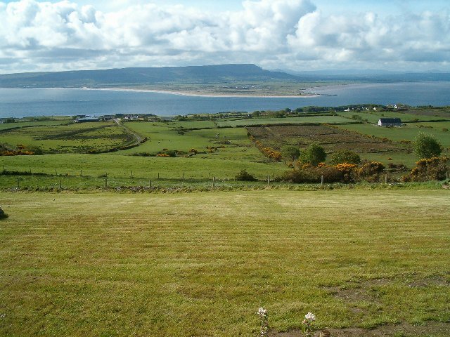 Field beside Lough Swilly | Irish American Mom Coastal landscape