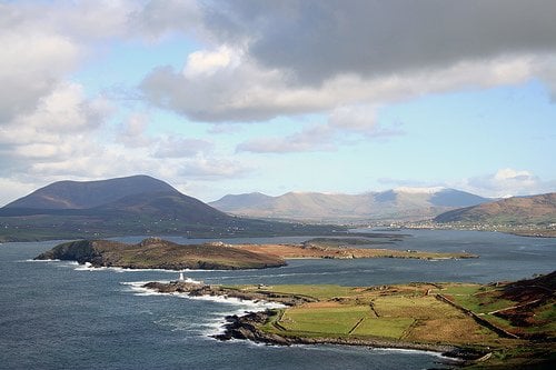 Beginish Island | Irish American Mom Mountains and ocean landscape