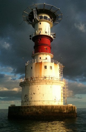 Lighthouse at sea