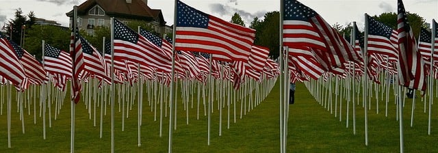Memorial Day Flags | Irish American Mom American flags in a field