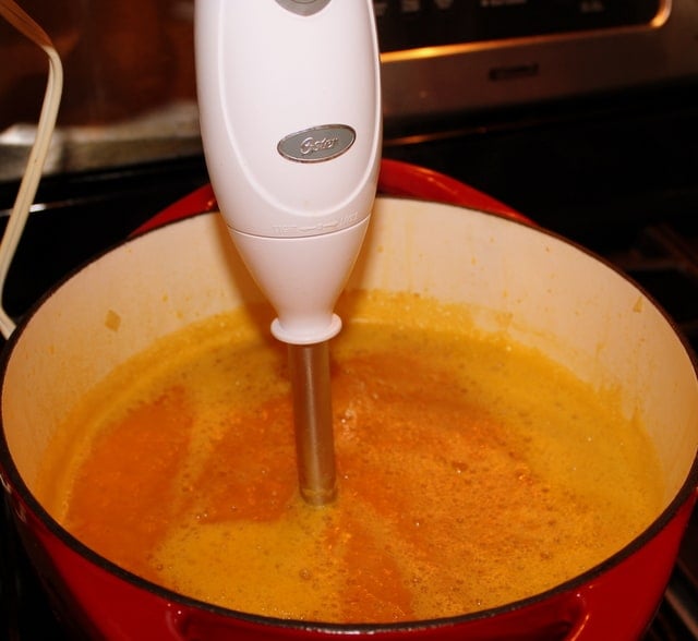 Using Immersion Blender To Puree Soup | Irish American Mom Using Immersion Blender To Puree Soup