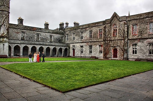 The Quadrangle, Galway University | Irish American Mom Interior view of the Galway University Campus