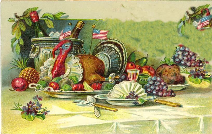 Thanksgiving table