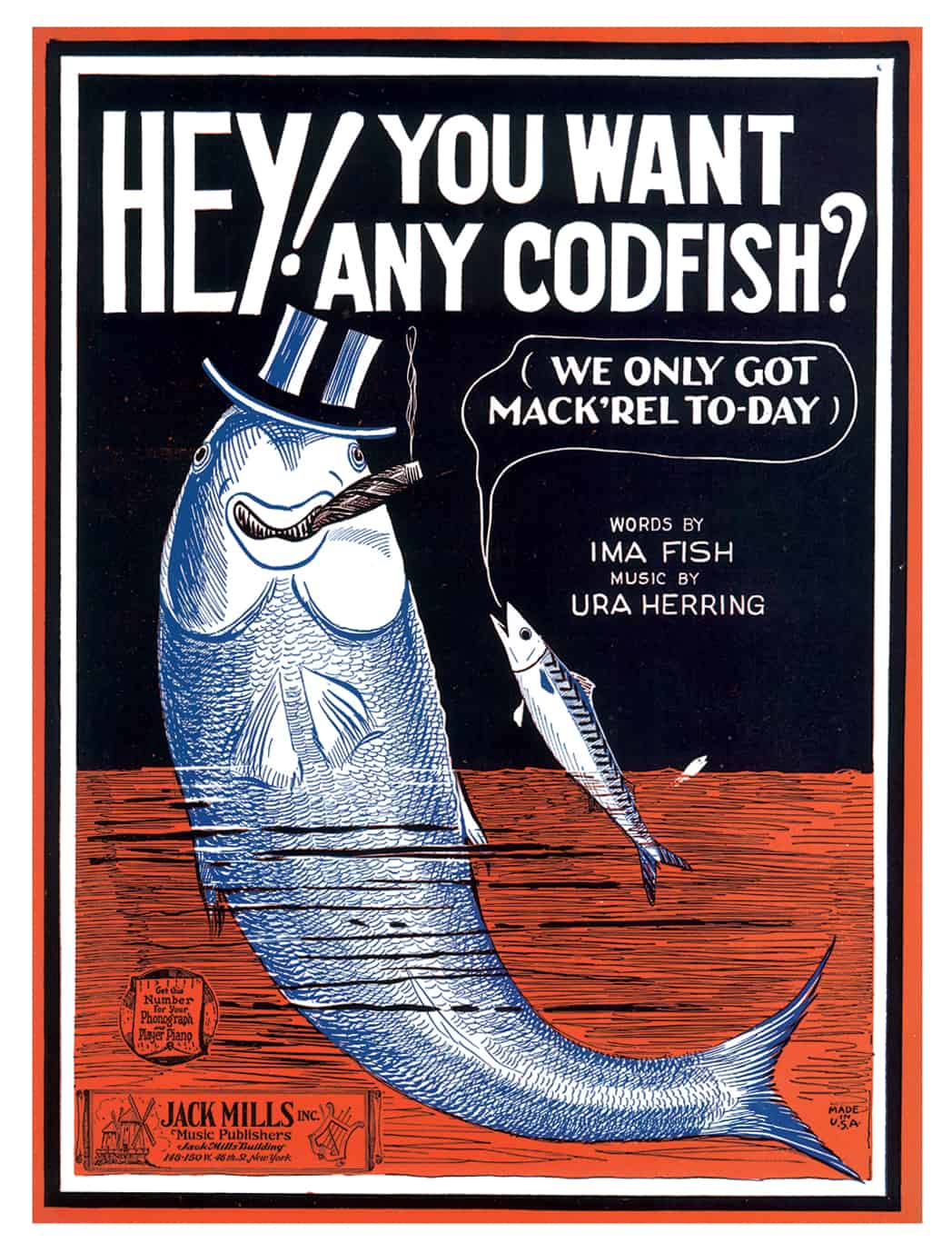 Graphic featuring fish