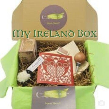 Craft gift box with text overlay