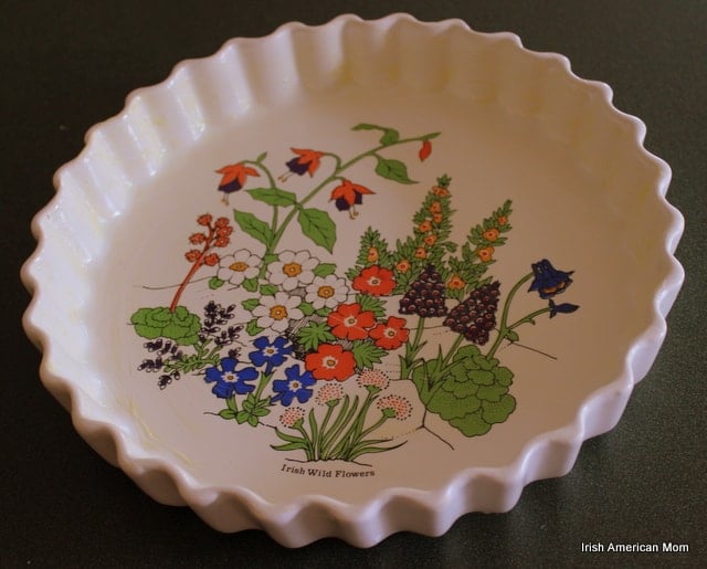 9-inch round flan dish | Irish American Mom 9-inch round flan dish