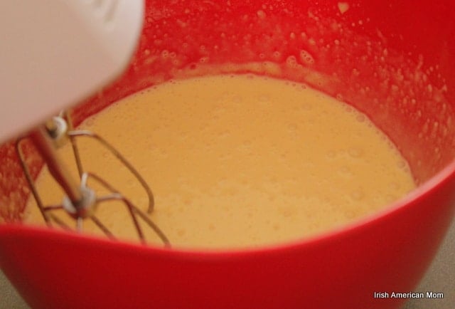 Custard whisked in bowl | Irish American Mom Custard whisked in bowl