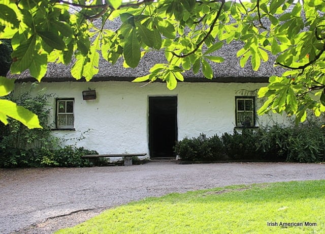 Thatched Cottage, Bunratty Folk Park, Ireland | Irish American Mom www.irishamericanmom.com