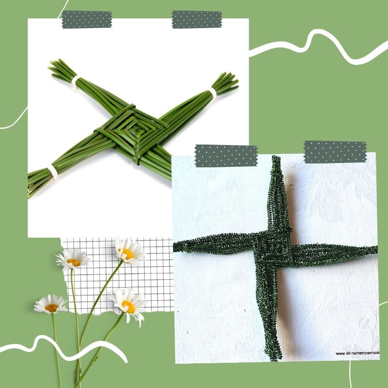 How To Make A St. Brigid’s Cross Using Pipe Cleaners