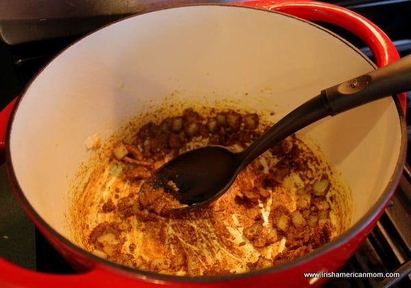 Onion, garlic and curry powder for chicken curry | Irish American Mom Onion, garlic and curry powder for chicken curry