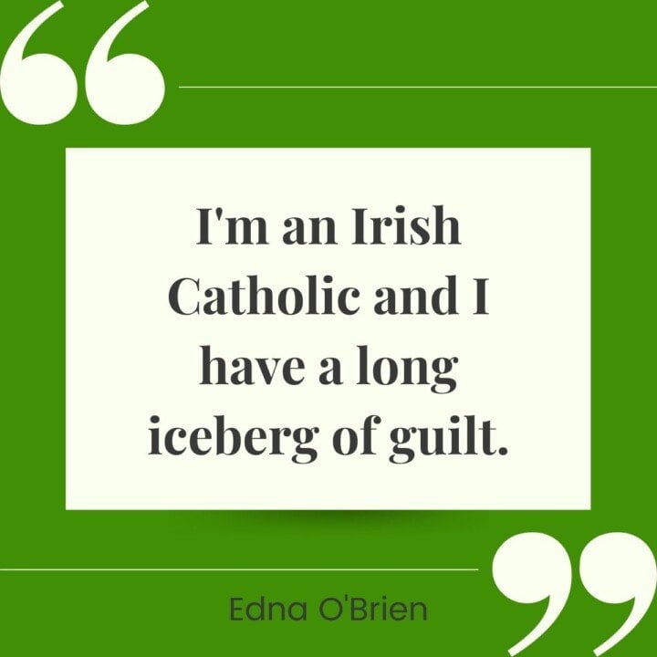 Text box on a green graphic with quotation marks