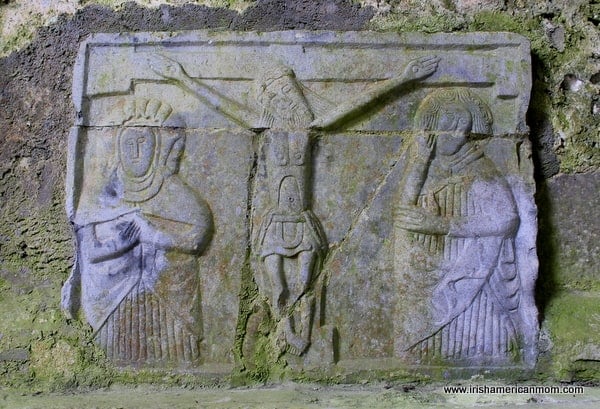 Crucifixion Carving at Cashel, Ireland | Irish American Mom Crucifixion Carving at Cashel, Ireland