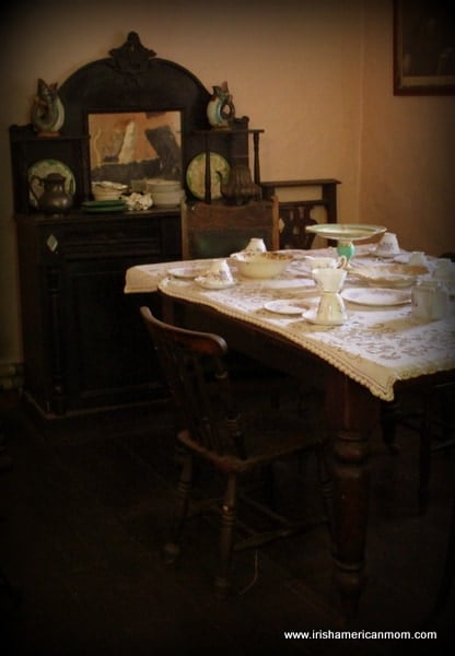 Table In An Irish Parlour | Irish American Mom Table In An Irish Parlour