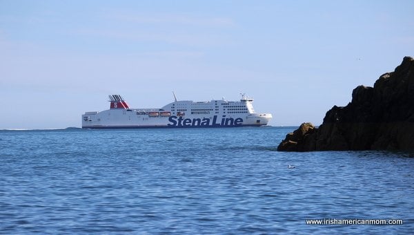 Dublin Ferry From the Beach in Howth | Irish American Mom Dublin Ferry From the Beach in Howth