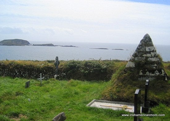 Graveyard at Myross, West Cork | Irish American Mom Graveyard by the ocean