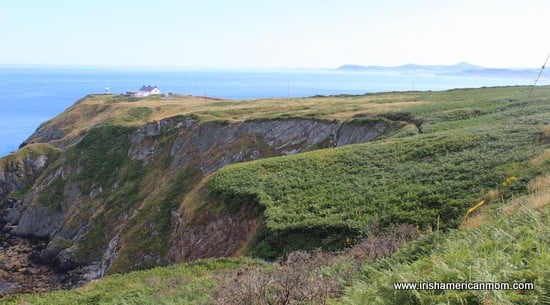 Looking Towards the Bailey Lighthouse Howth | Irish American Mom Coastal cliffs