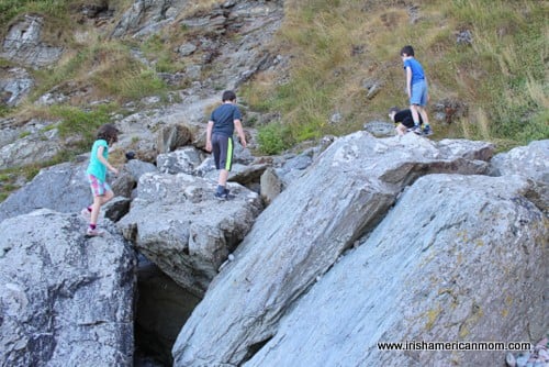 Searching for Pirate's Treasure at Howth's steps beach | Irish American Mom Searching for Pirate's Treasure