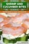 Single-image poster of shrimp and cucumber bites styled in Irish flag colors, green herb garnish, white cream, and vibrant orange shrimp, on a clean light background with Celtic styled text banner in green, white and orange tones.