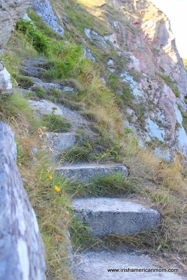 Steps Leading to a Hidden Beach in Howth | Irish American Mom Steps Leading to a Hidden Beach in Howth