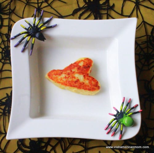 Cheesy Irish Potato Cake for Halloween Witch Hat Shape- Witch's Hat | Irish American Mom Cheesy Irish Potato Cake for Halloween - Witch's Hat