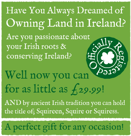 Have You Always Dreamed of Owning Land in Ireland | Irish American Mom Text on a green graphic