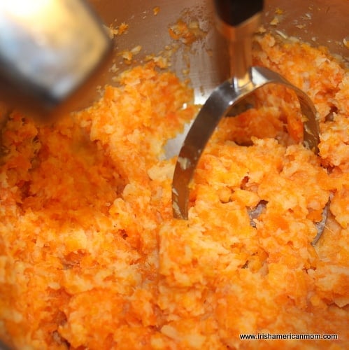 Seasoning carrot and parsnip mash | Irish American Mom Seasoning carrot and parsnip mash
