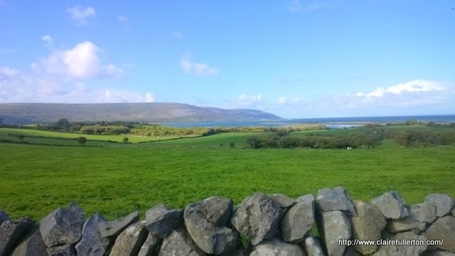 View from a field in Inverin, Galway