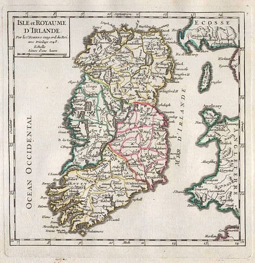 1748 Map Of Ireland | Irish American Mom 1748 Map Of Ireland