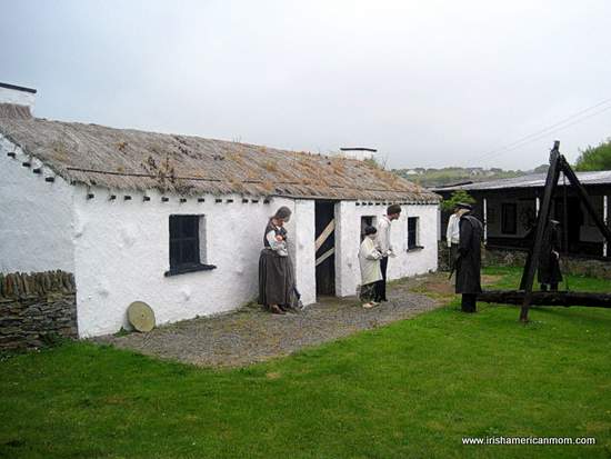 Eviction Scene at the Doagh Famine Museum, Donegal | Irish American Mom Eviction Scene at the Doagh Famine Museum, Donegal