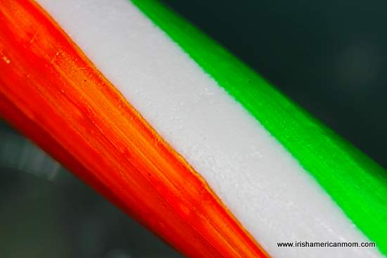 Green, white and orange rock from Ireland | Irish American Mom Green, white and orange rock from Ireland