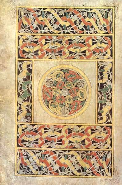 Celtic Knotwork from The Book of Durrow | Irish American Mom Celtic Knotwork from The Book of Durrow